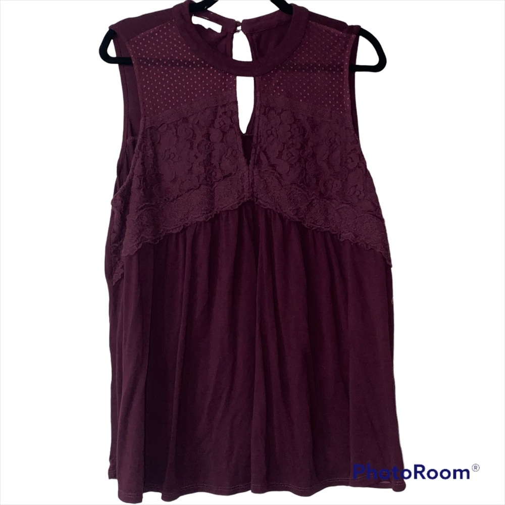 Maurice’s maroon top size 1